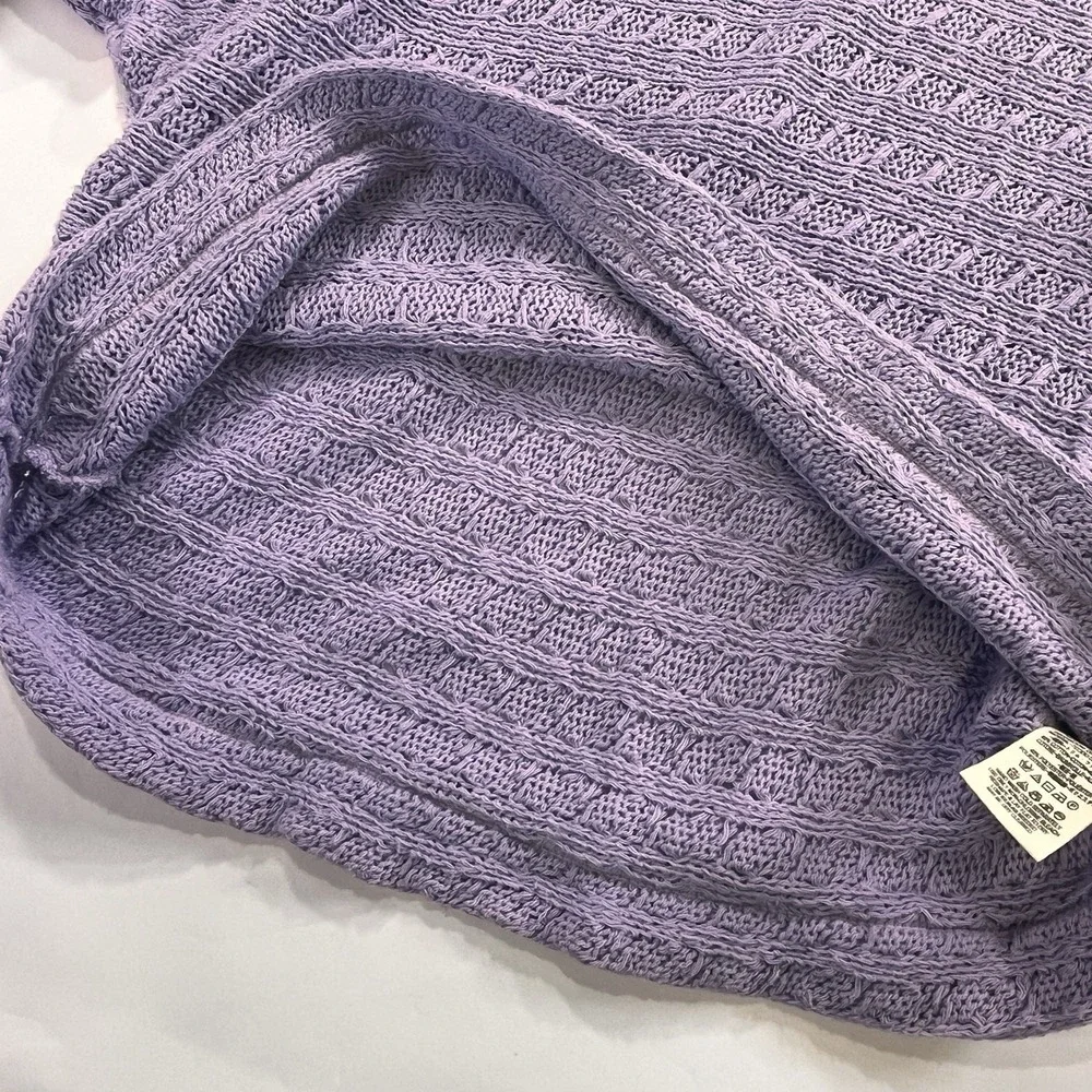 We the Free People Thiens Hacci Sweater Womens S Periwinkle‎ Knit Baggy Slouch